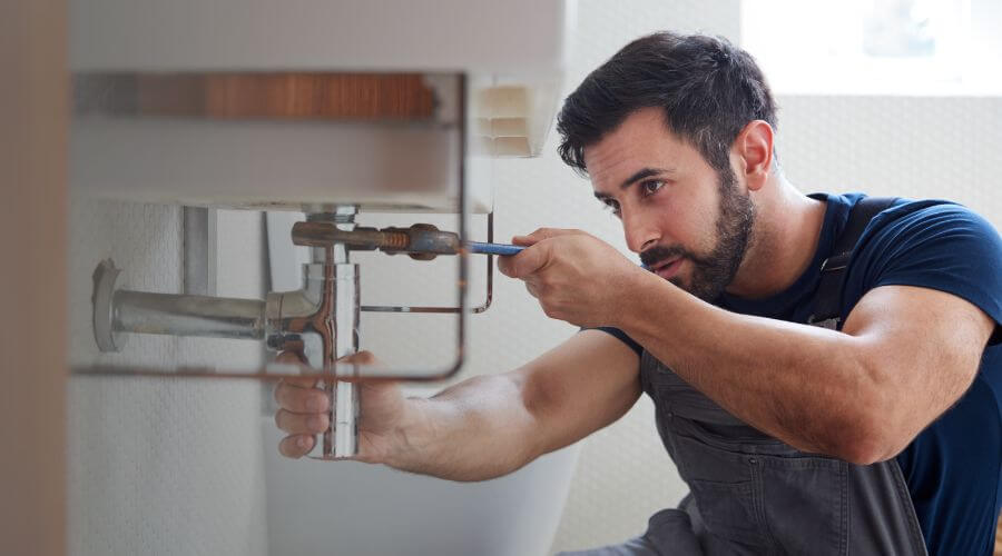 Sink leak detection in Palestine, AR